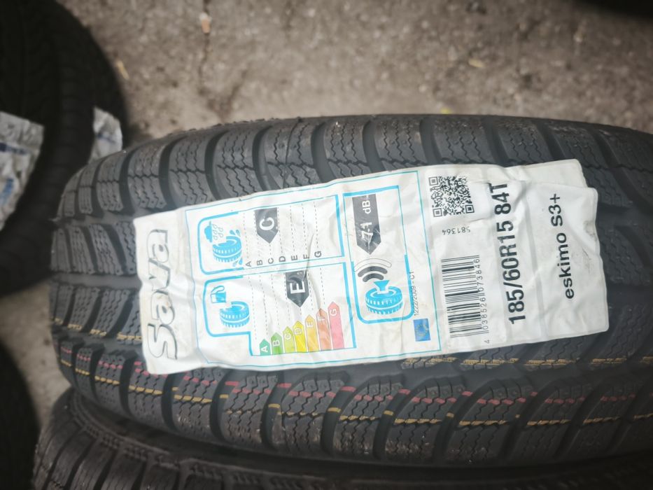 185/60/15" 2бр Sava eskimo s3, dot18г20г