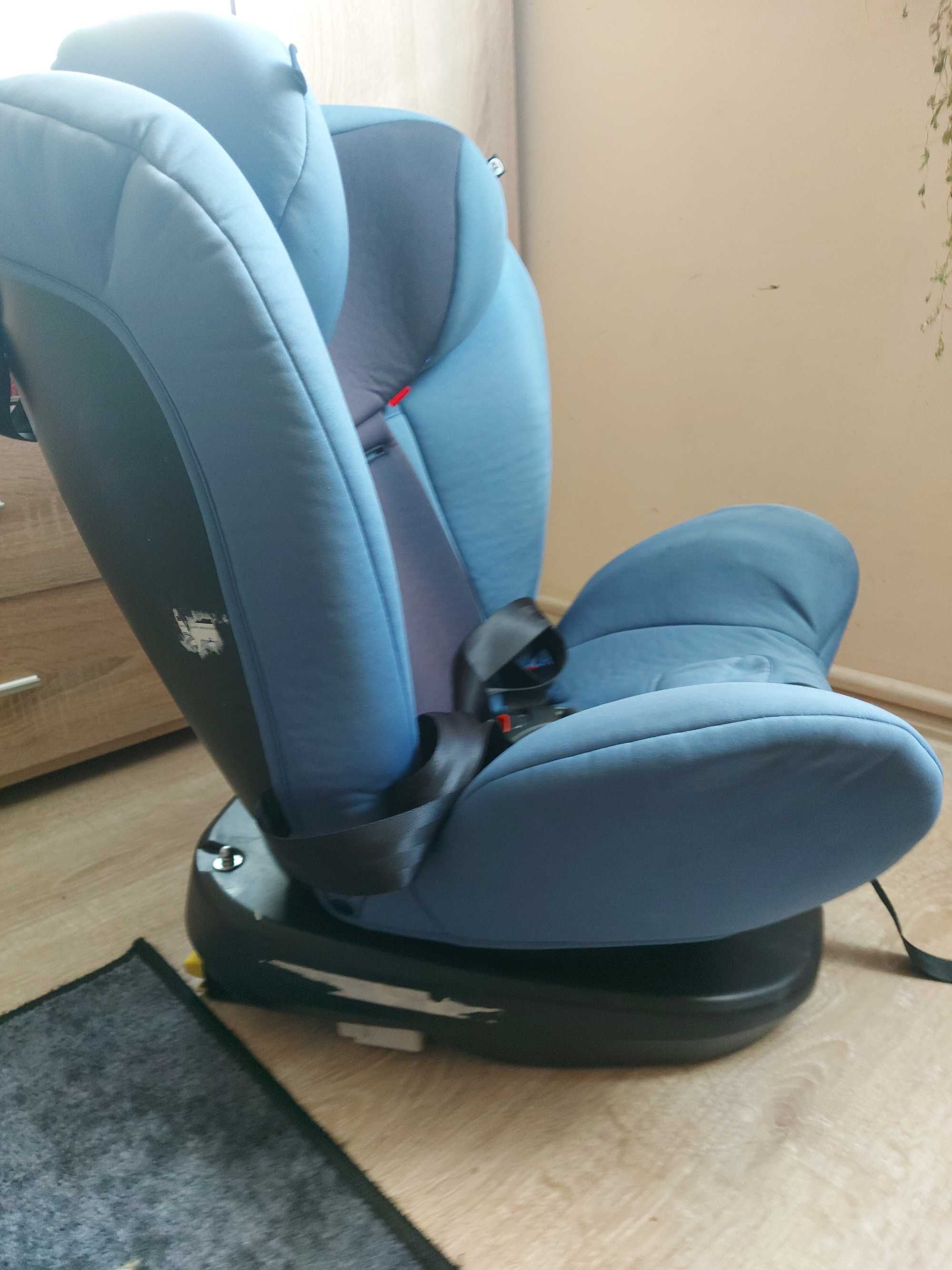 Туити Синьо столче за кола с Isofix, въртящо се на 360 градуса