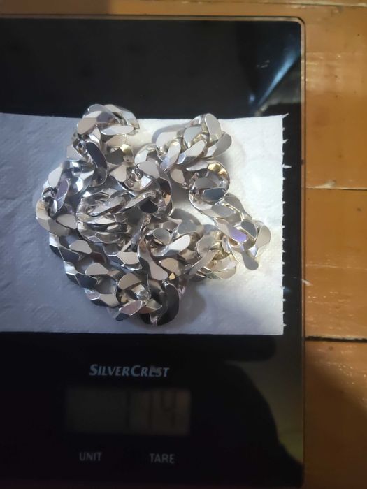 Масивен сребърен ланец 925 italy