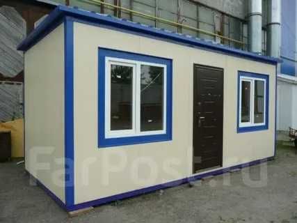 Прорабская Жилой контейнер Утепленный контейнер Бытовка Павильон Бутик