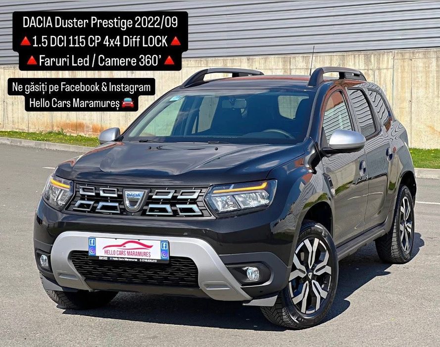 Dacia Duster Prestige 4x4 Scaune Încălzite Camere 360’