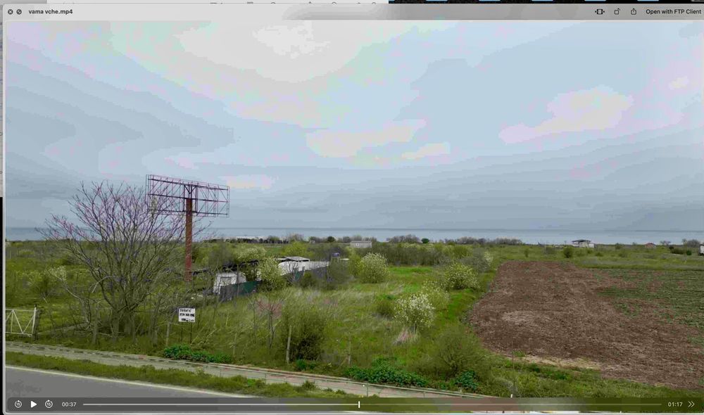 teren vama veche pe partea cu marea  2000mp