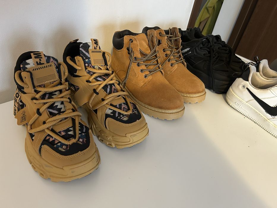 Adidasi ca noi verzi albi