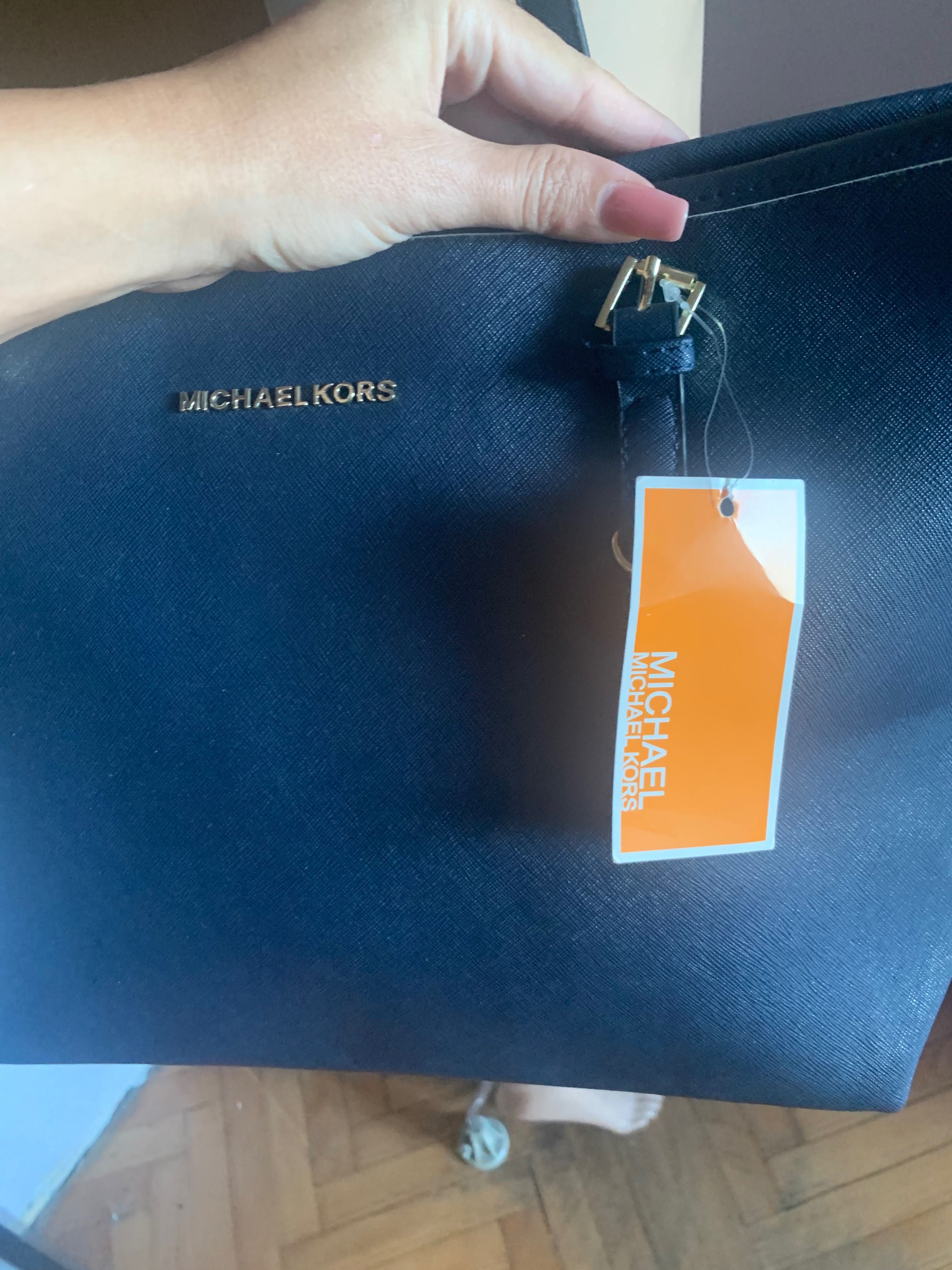 Дамска чанта Michael Kors, естествена кожа ( нова с етикет)