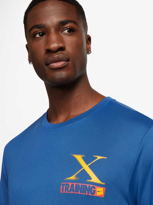 Мъжка Тениска NIKE X training blue