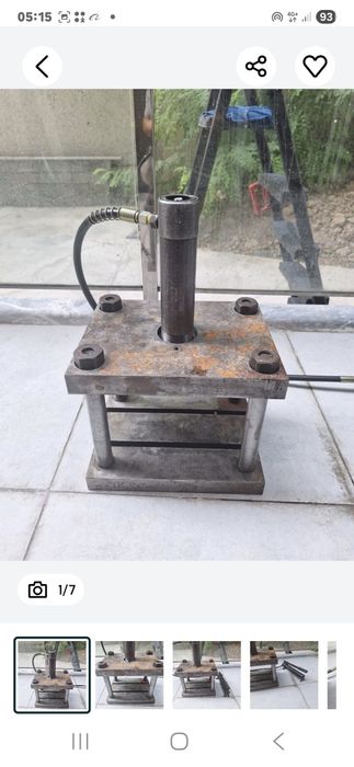 Гидравлический ,настольный, ручной ,мощный пресс