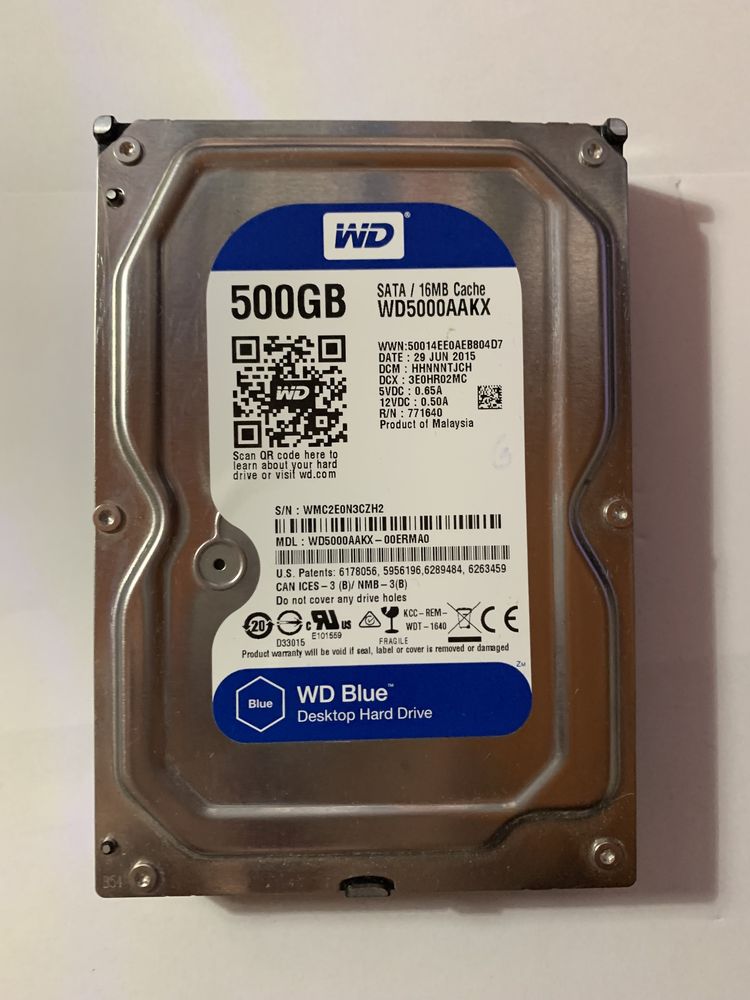 Hard Disk 500GB Western Blue Digital