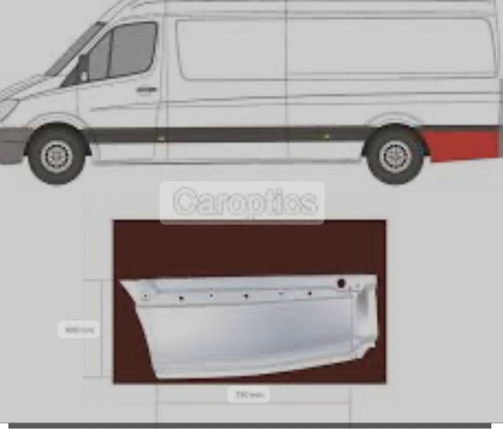 Пороги Mersedes Sprinter 906 кузов , Фольцваген Crafter