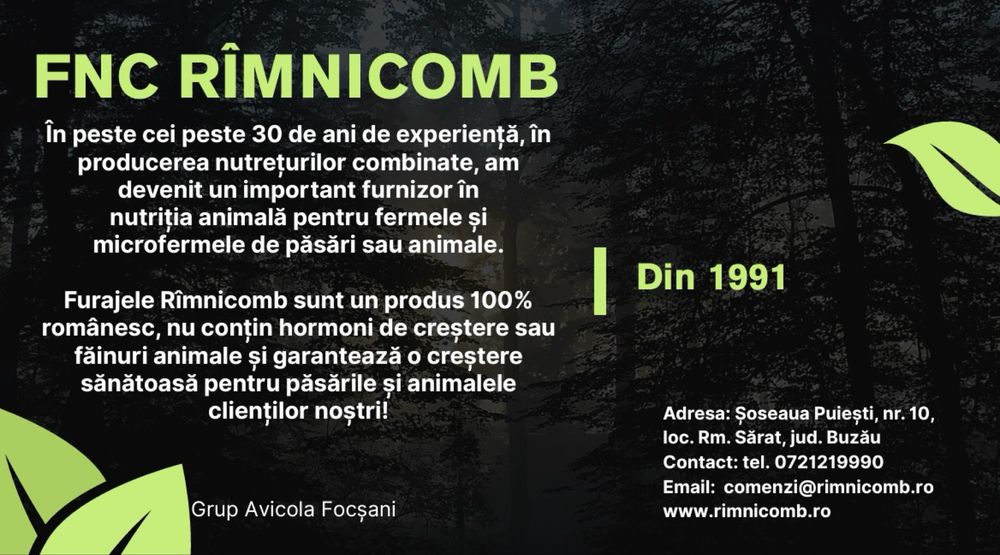 Furaje pentru pasari si animale Rimnicomb