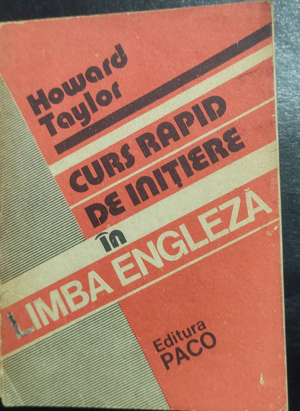 vând carte"curs rapid de inițiere în limba engleza",1994