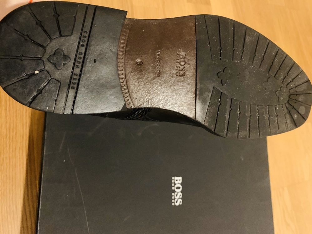 Ghete piele Hugo Boss