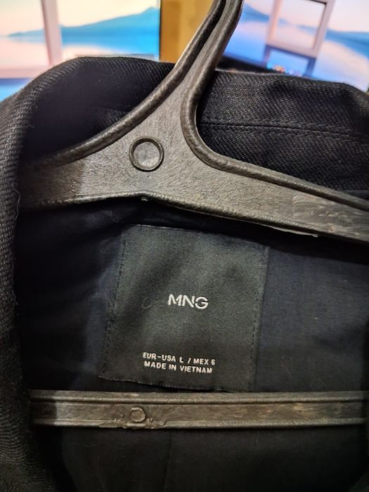 Женский жакет от МАНГО. Шерсть-лён.