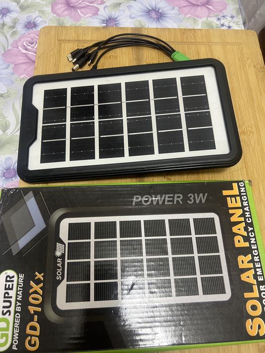 Panou/Incarcator Solar de 3w