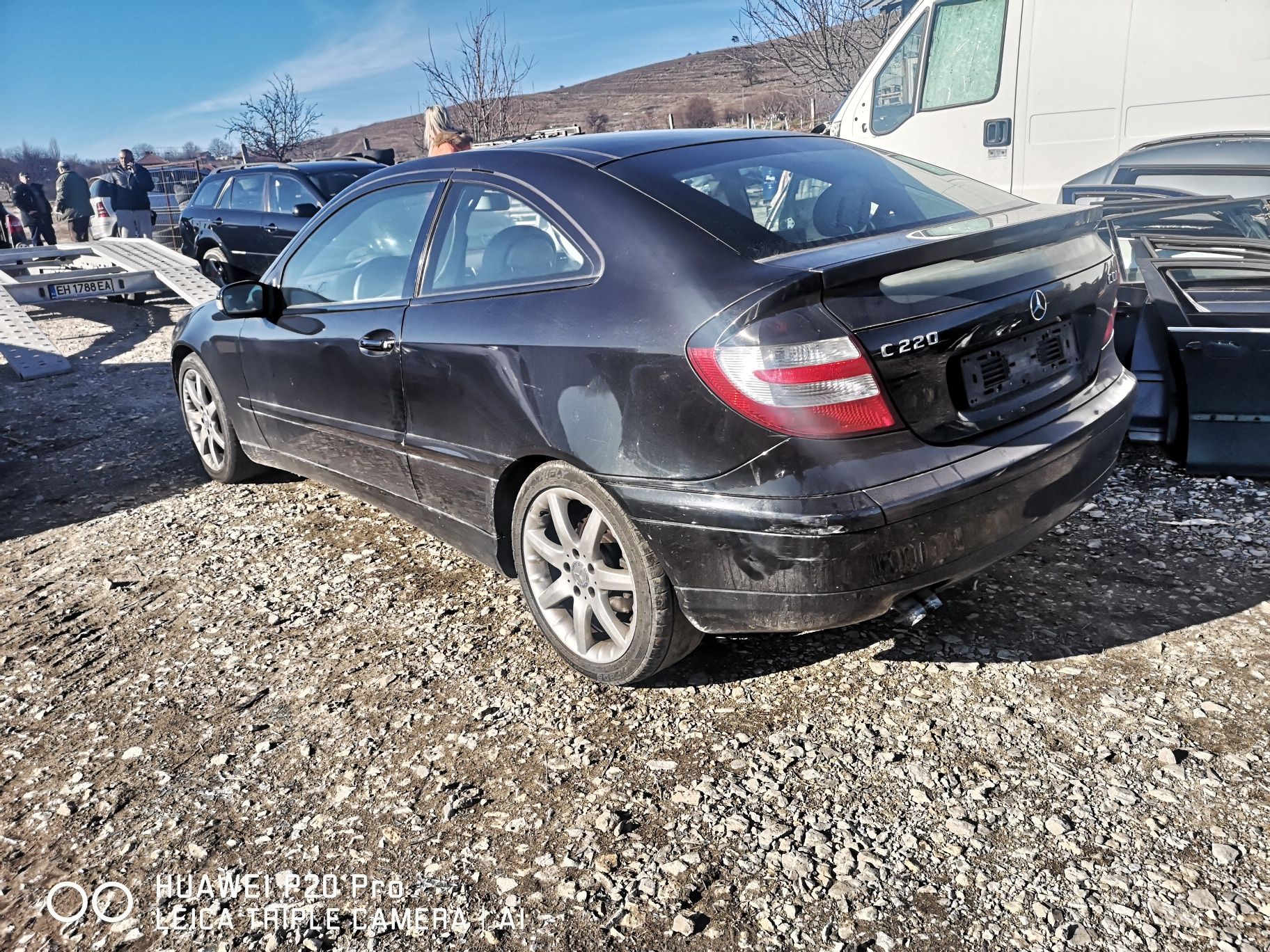 Мерцедес Ц- класа 220 CDI 143к.с. 6 ск. Панорама, Кожа, На части