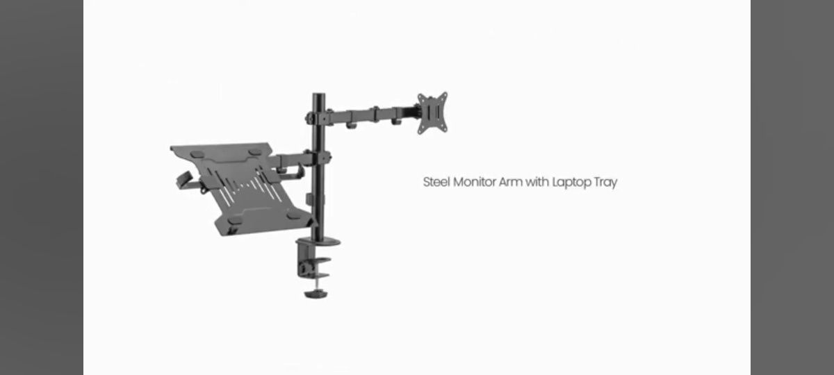 Стойка комбинирана за монитор и лаптоп, notebook, USB hub dock, бюро