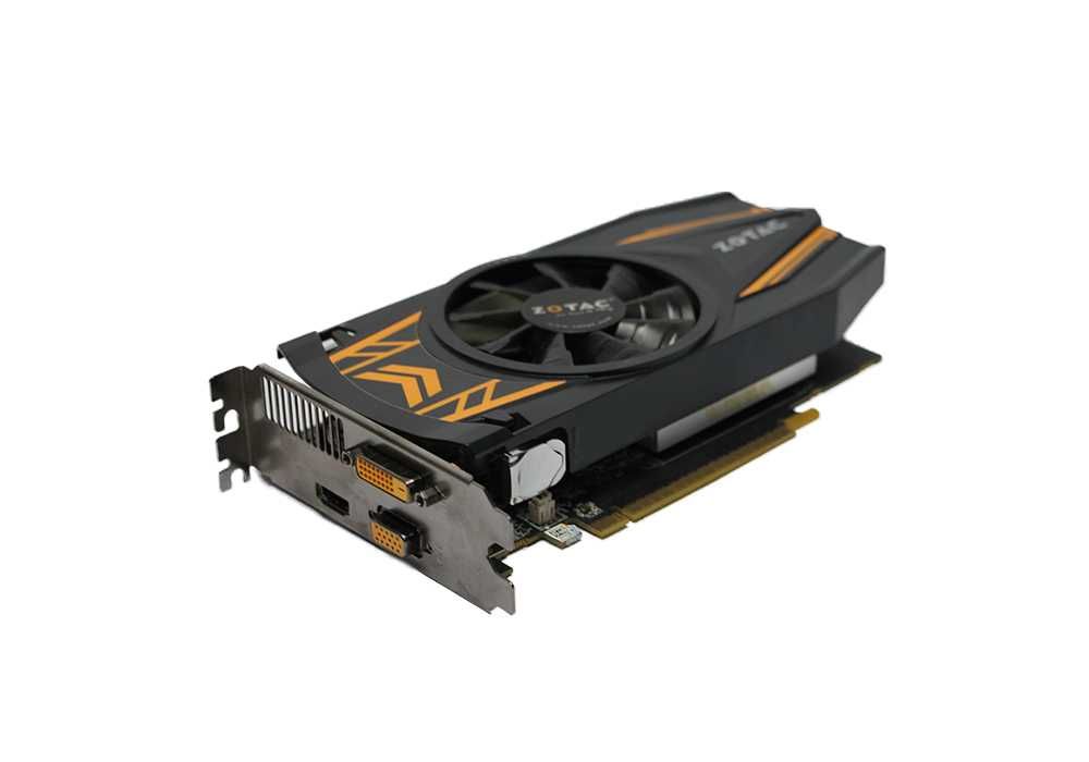 Видеокарта 1Gb ZOTAC NVIDIA GeForce GTX 650 Ti Питание 6 pin