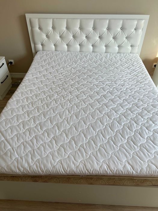 Матрас топпер ортопедический для кровати 160х200 высота 6 см