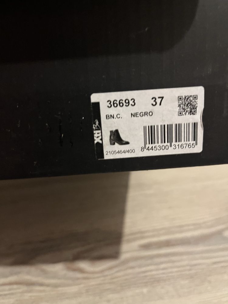 Xti - Ghete dama, Piele ecologica, 37 EU, Negru