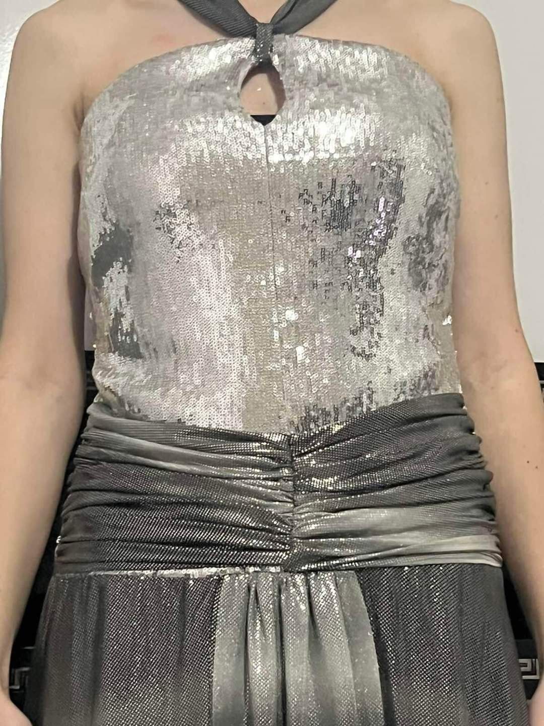 официална рокля сива