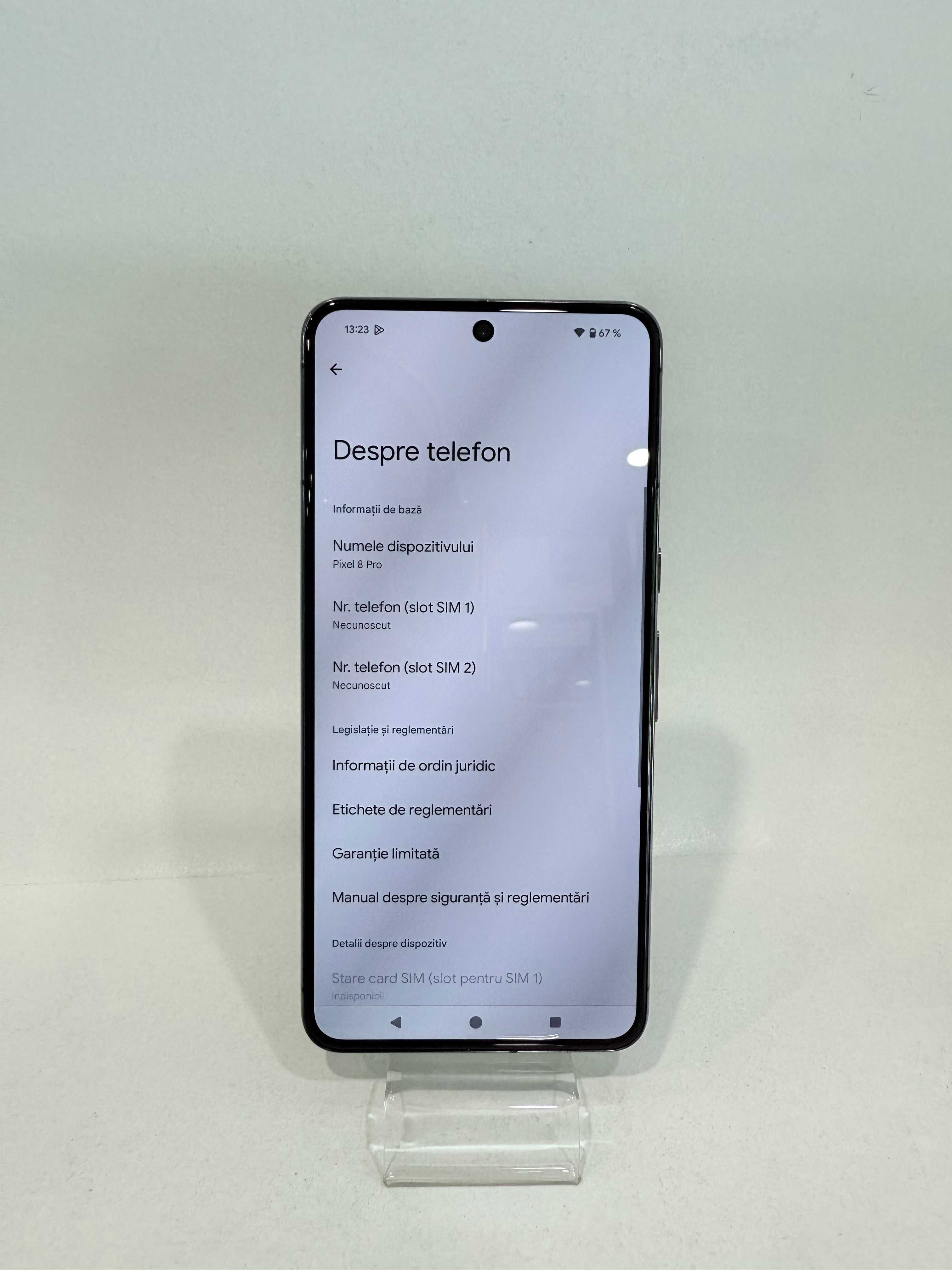 Google Pixel 8 Pro, 128GB, 12GB RAM, Black - Garantie !!!