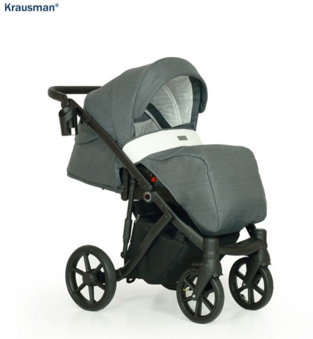Carucior 3 in 1 Owo Plus Dark Grey - Krausman - Testat ADAC