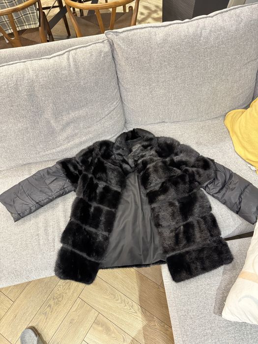 Греческий норковый полушубок