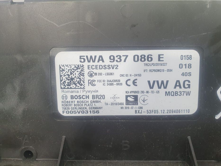 Modul 5wa937086e Skoda Octavia 4