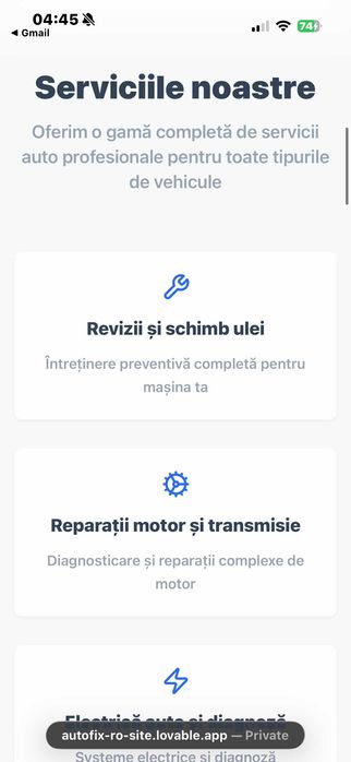 Site profesional pentru afacerea ta – modern, rapid, totul inclus