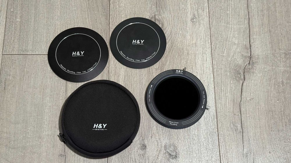 H&Y RevoRing Filtru Variabil ND3-1000+CPL 2 in 1, 58-77mm, 10 stopuri