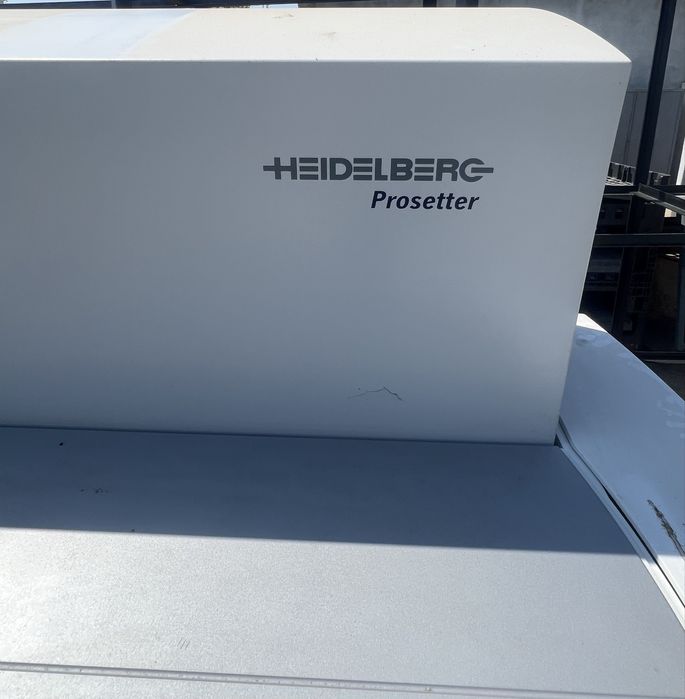 Masina expus placi HEIDELBERG CTP, tipografie