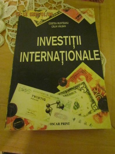 Vand cartea Investitii internationale de Costea Munteanu, Calin Vaslan