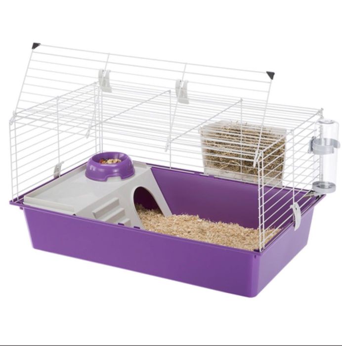 Оборудвана клетка за зайчета и други гризачи