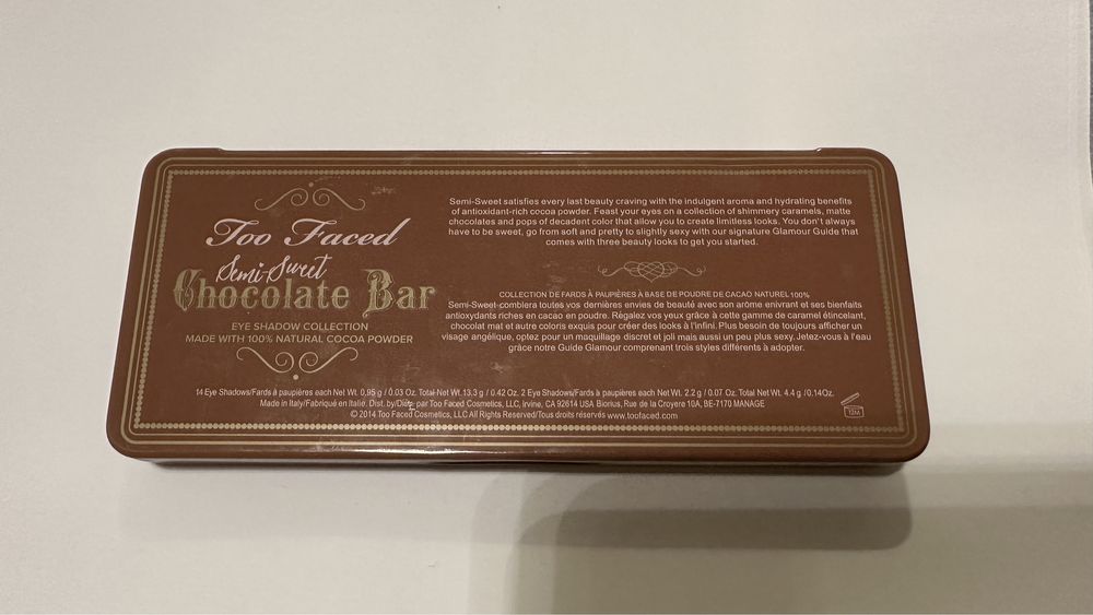 Trusa farduri Too Faced Chocolate Bar