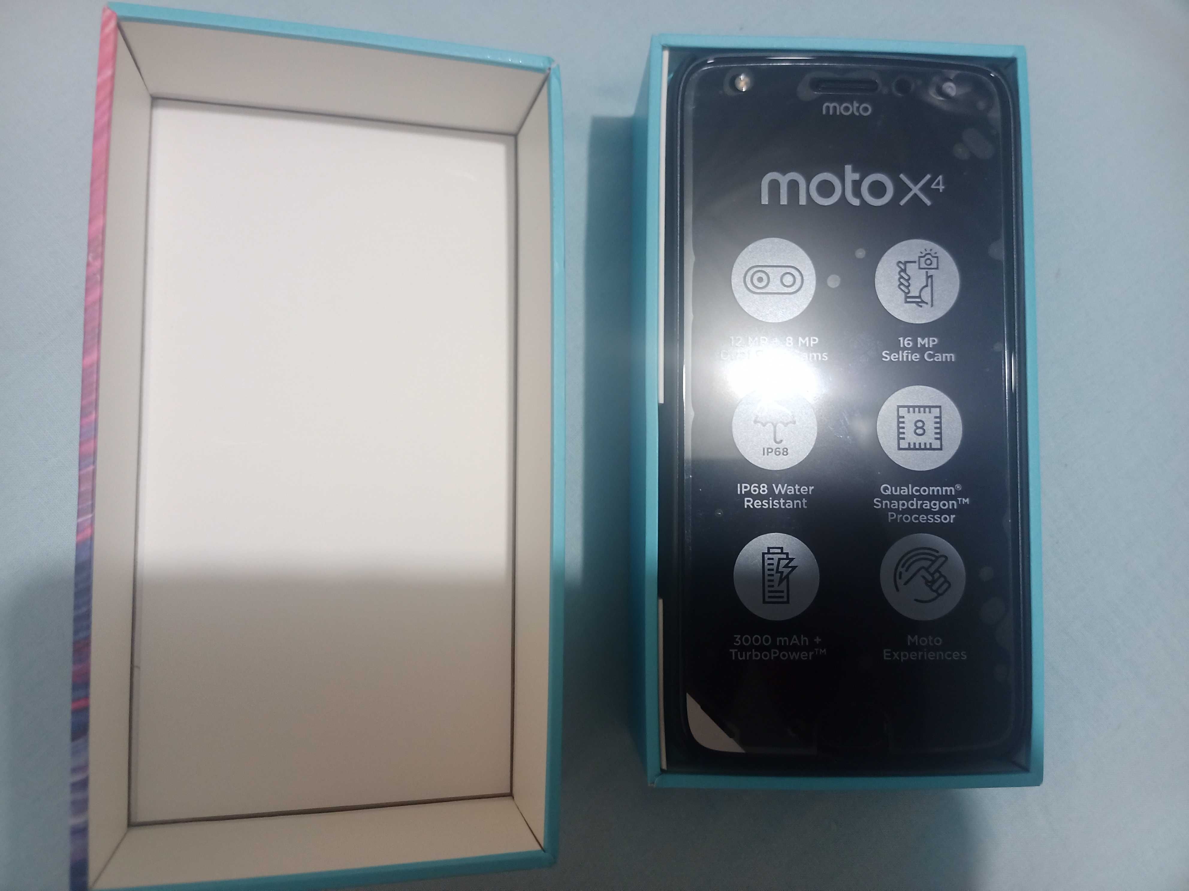 Motorola Moto x4 NOU +Husa + folie sticla
