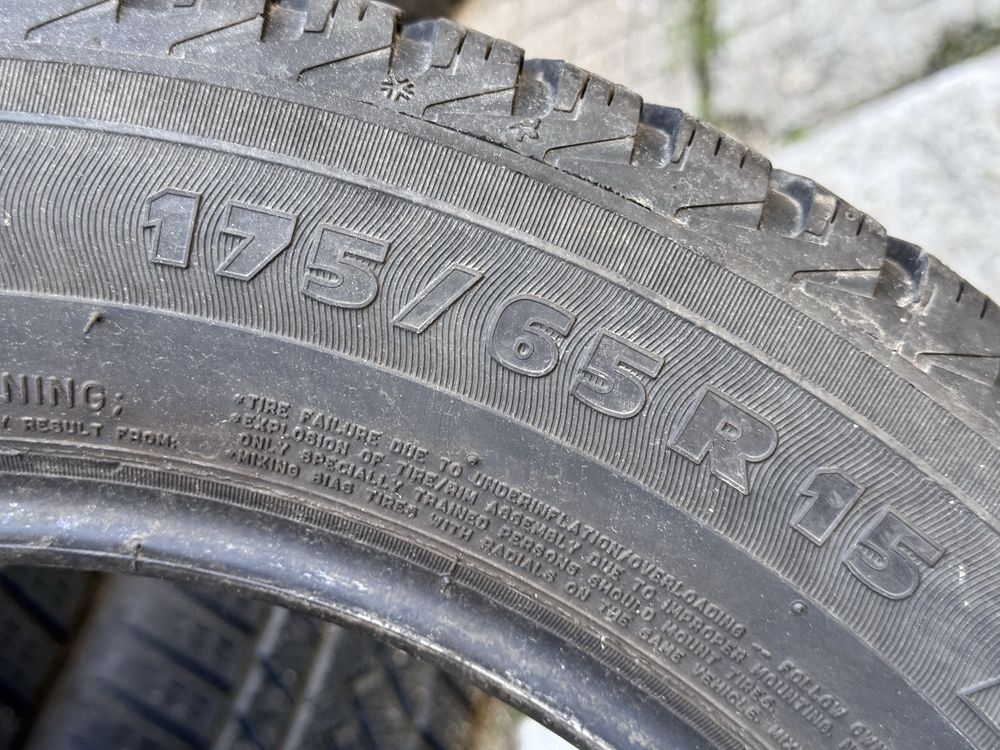 175/65/R15 Micnelin Alpin 2бр зимни 4-5мм грайфер