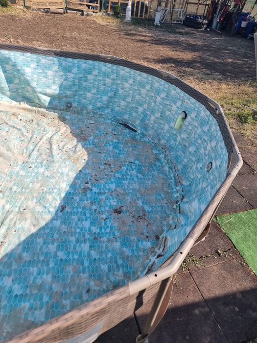 Piscina mare de 3.66 cu cadru de metal