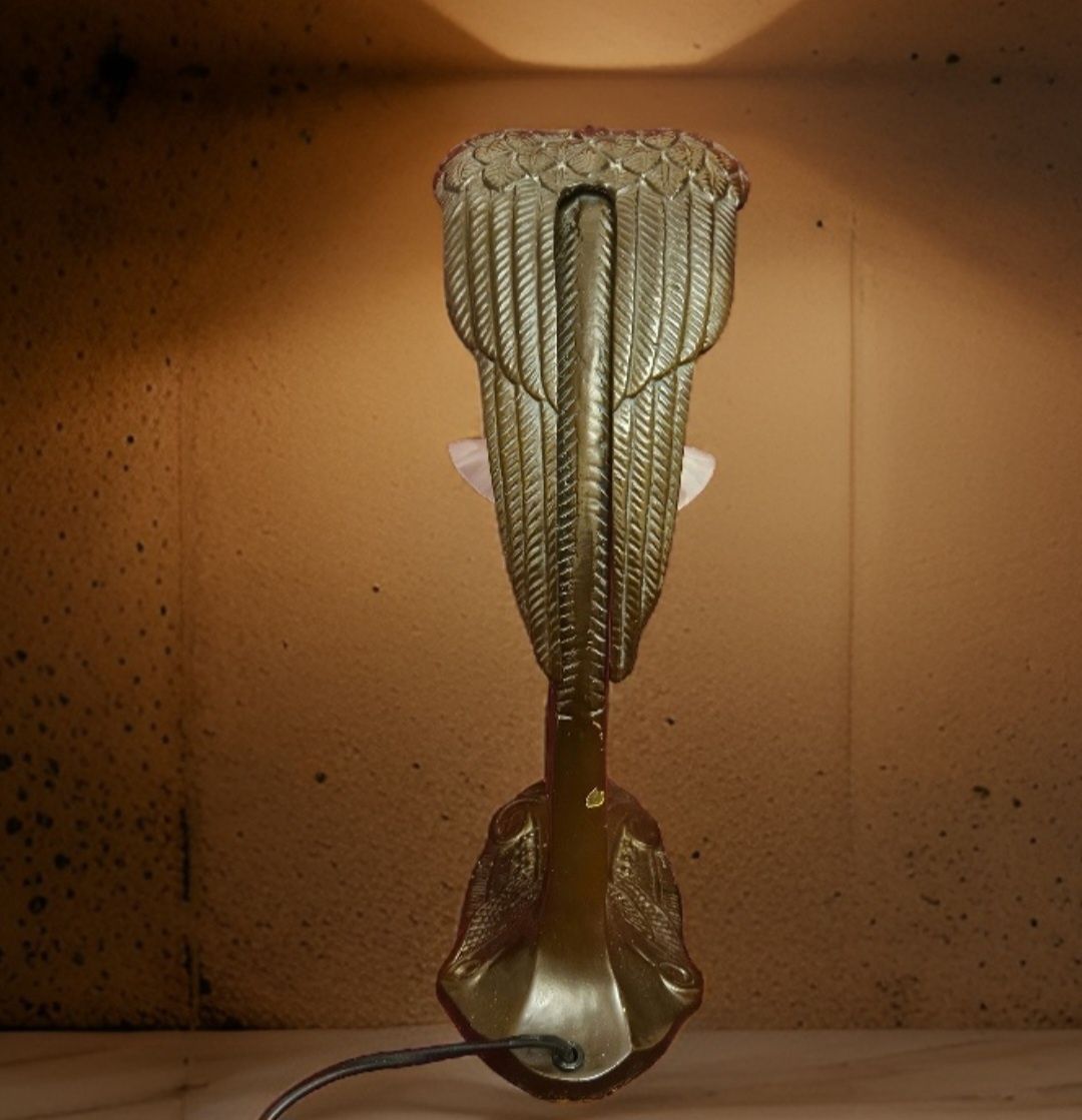 Бронзова настолна лампа,  в стил Арт деко Paris 1920