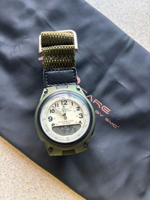 Ceas i Casio AW-80 – analog-digital, World Time, rezistent