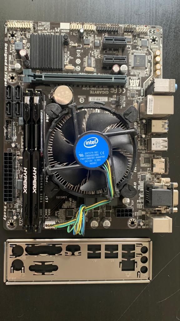 Kit Intel i5 6400/6500 placa baza Gigabyte RAM 16GB DDR4 HyperX Fury