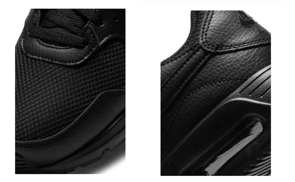 Nike, Pantofi sport din piele cu plasa Air Max SC, Negru, 8.5