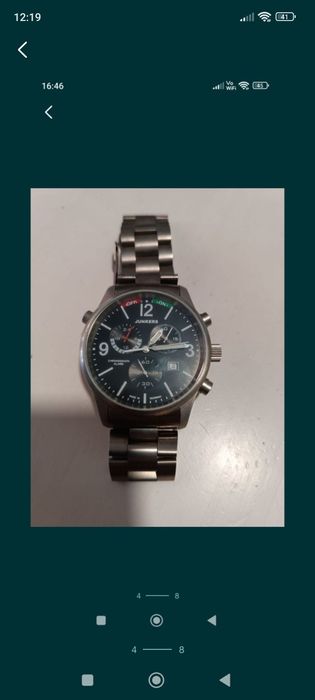 Ceas Bărbătesc Chronograph Junkers Flight Record G38 Titan-Alarm