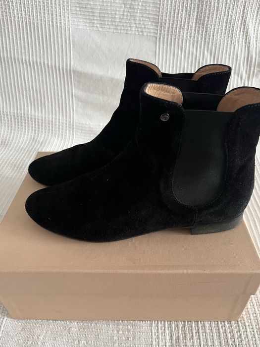 Ghetute Musette din piele intoarsa