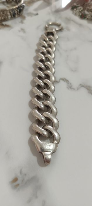 Brățară argint cuban unisex!