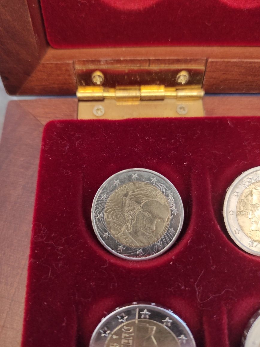 Евро монети колекция редки с грешки и възпоменателни.