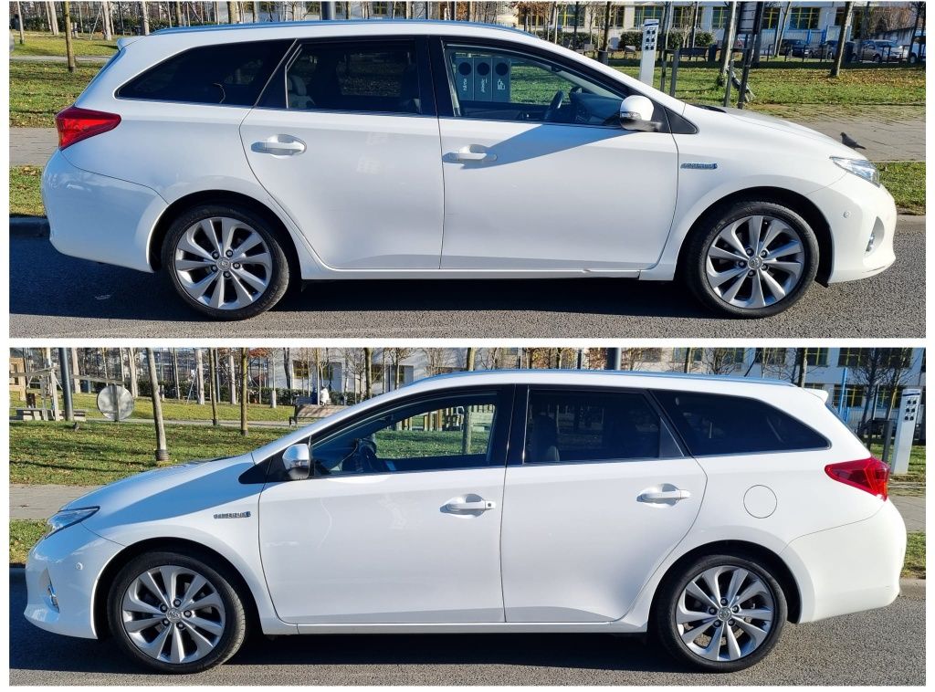 Toyota Auris Hybrid. Baterie 80,77 %.