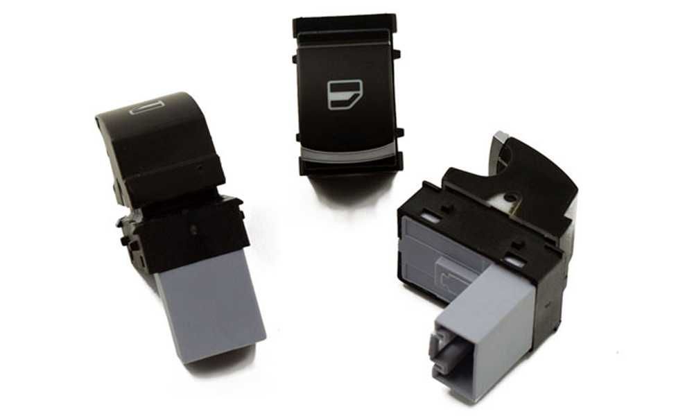 Set butoane cromate geamuri, oglinzi, faruri - VW Touran / Caddy