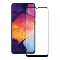 Folie de sticla FULL GLUE pentru Samsung Galaxy A50, GloMax 3D Negru