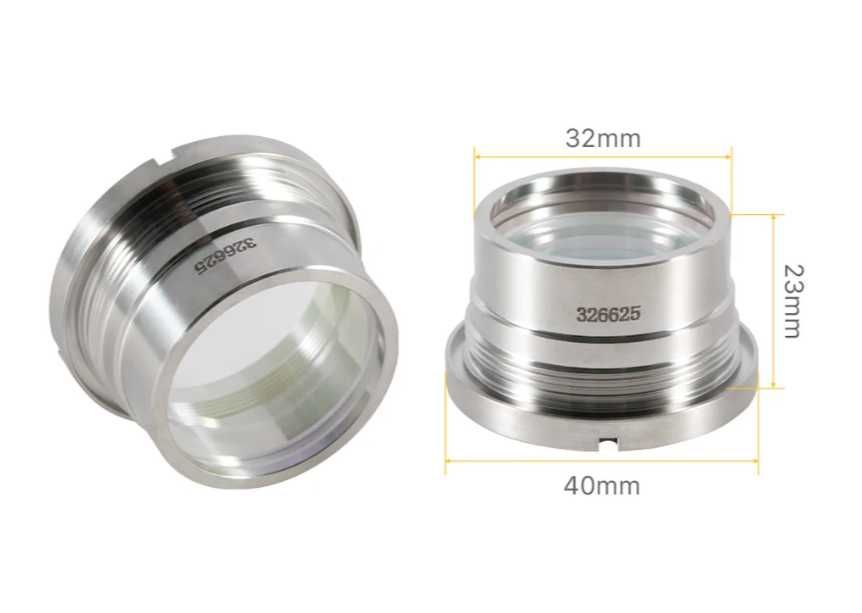 Lentilă de colimare și focalizare cu tub D30 ptr cap taiere Raytools