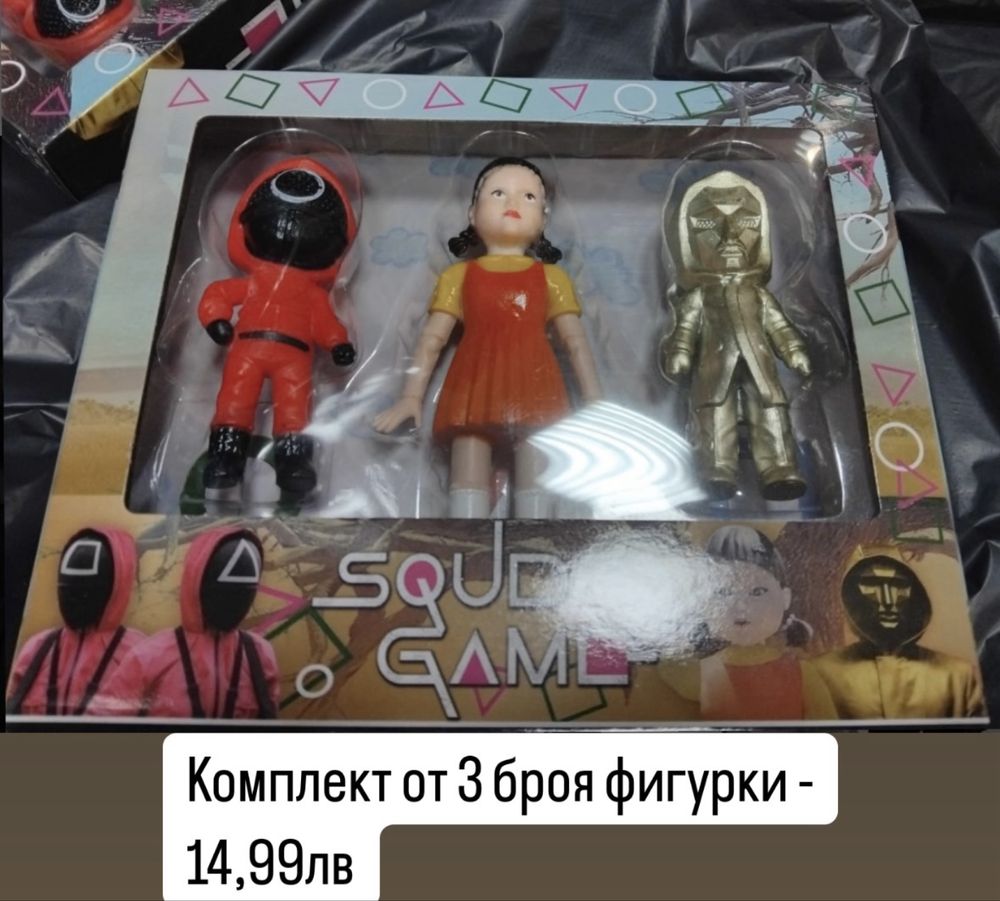ПРОМО! Фигурки Squid Game/игра на Калмари/Squid Game mask/маски