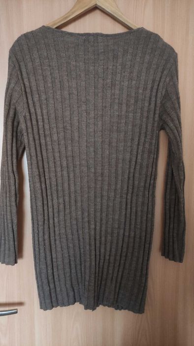 Bleizer tricotat lung cu nasturi metalici- produs romanesc marca Sense